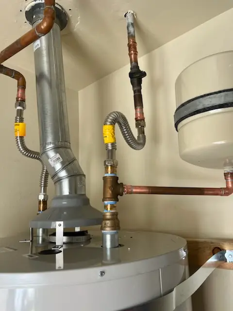 Water heater installation and plumbing repair in Fulton